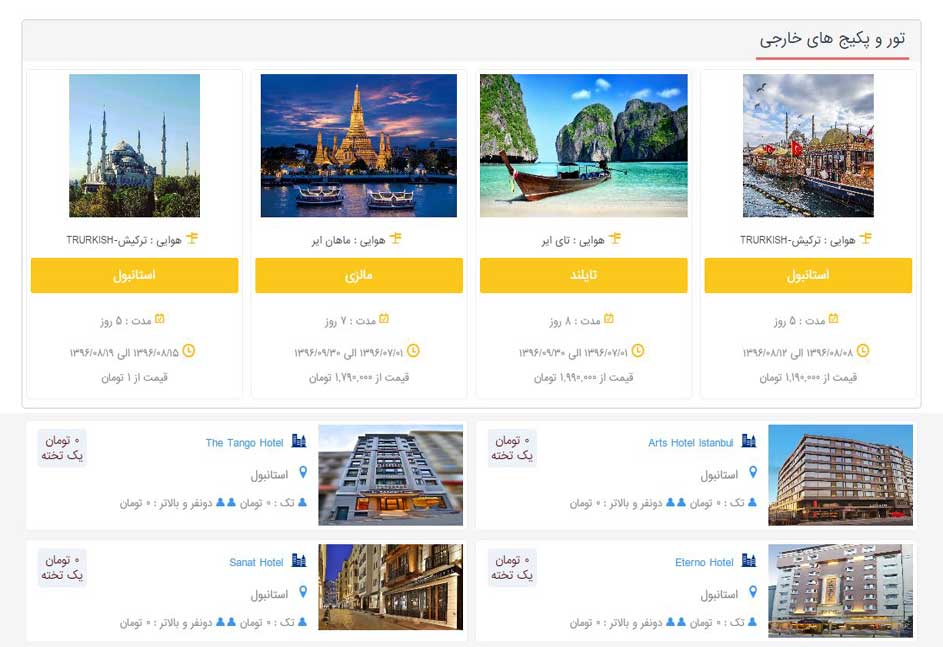 آژانس مسافرتی نفیس پرواز ایرانیان